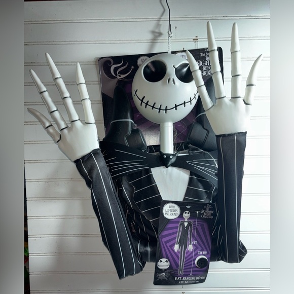 The Nightmare Before Christmas hanging decor Jack with LED Lights and sounds - Picture 3 of 6